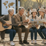 은퇴후 삶을 즐기는 시니어들